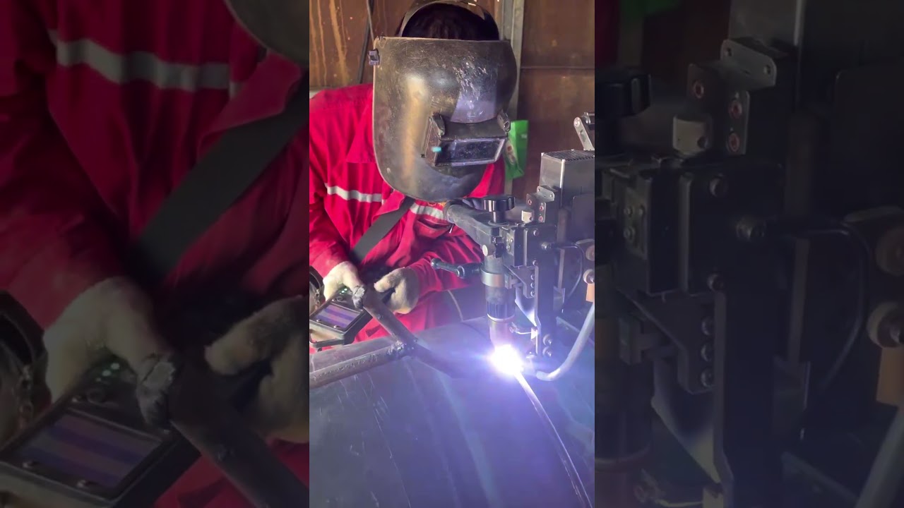 automatic welding machine 360° all-position welding. 