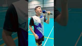 Pemanasan sebelum olahraga voli adalah bernyanyi #jirayuthost #halda #hanyut #jnations #viralshort