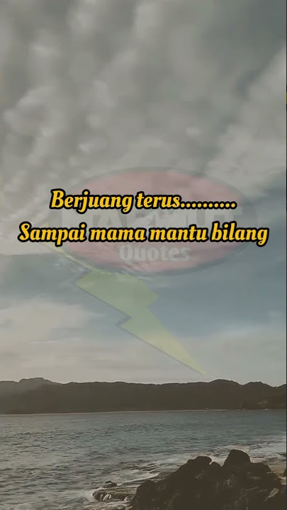 Tidur di kamar depan ya❗kata-kata motivasi  #berjuangtanpatapi #mamamantu #storywa