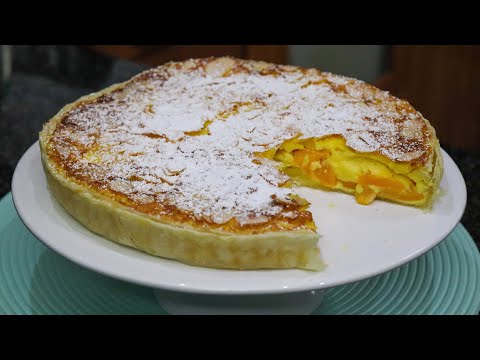 Vídeo: Torta De Amêndoa E Pêssego