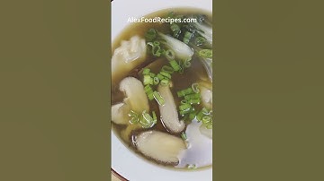 Easy Homemade Wonton Soup Step-by-Step video