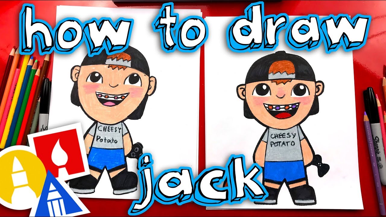 How To Draw Jack From Art For Kids Hub