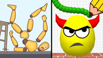 Kick & Break Vs Draw To Smash 🤖👾👨‍🦽🧌 Max All Levels Android iOS Gameplay Ep 143