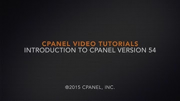 cPanel Tutorials - Introduction to the cPanel Interface 54