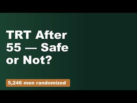Testosterone Replacement After 55: What the TRAVERSE Trial Found