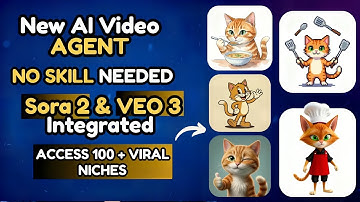 New AI Video Agent | 100+ Viral Niches, Sora 2 & Veo 3.1 Integrated, No Skill