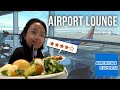 Rating airport lounge food vlogmas day 2