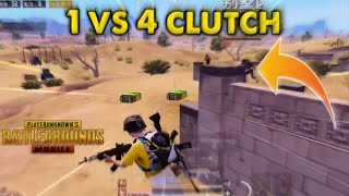 Best 1Vs4 Clutch Against Chinese Pro Player | PUBG MOBILE