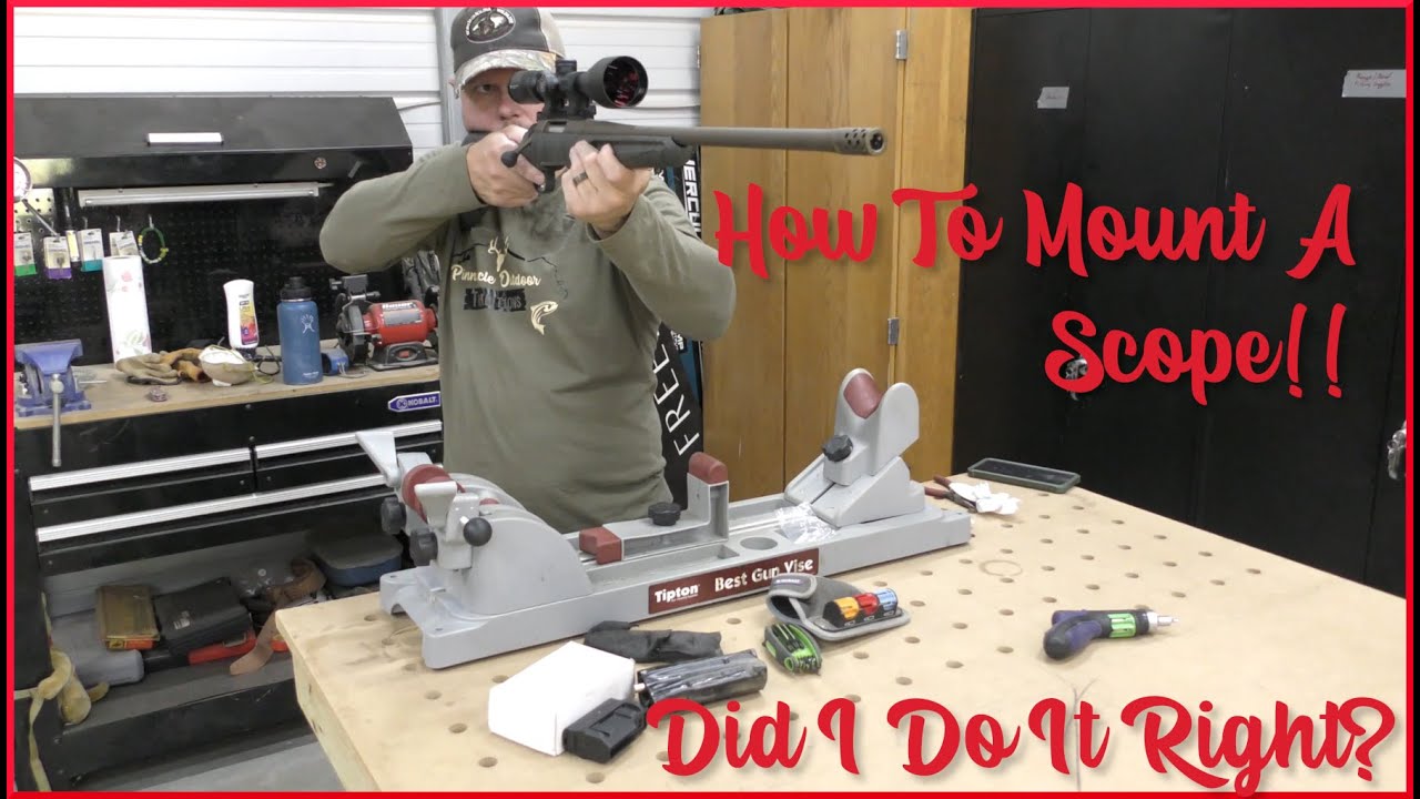 Scoping the Ruger American 450 Bushmaster | How I mount and bore sight