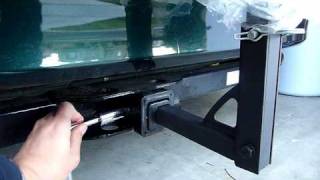 How to snugly fit a 1 1/4" or 2"  hitch-mount bike rack  into a 2" hitch receiver..
