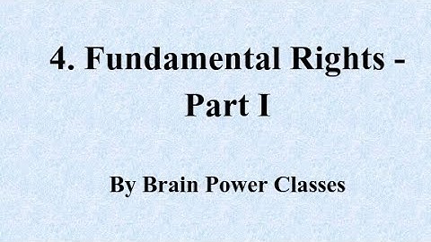 Class 7 // Civics // Chapter 4 Fundamental Rights Part 1 // Questions and Answers