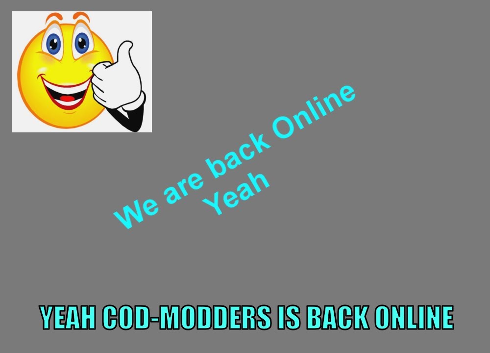 Cod-Modders.com website is back online