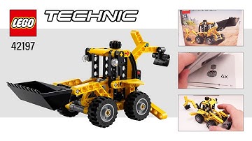 LEGO® Technic™ Backhoe Loader (42197)[104 pcs] Review @TopBrickBuilderReviews
