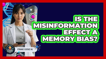 Is The Misinformation Effect A Memory Bias?