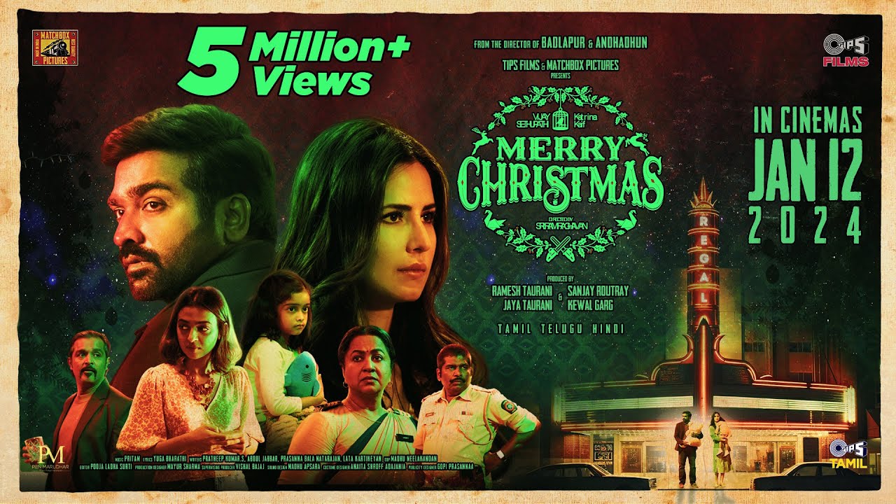 Merry Christmas   Tamil Trailer  Vijay Sethupathi  Katrina Kaif  Sriram Raghavan  Ramesh Taurani