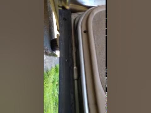Water in car door quick fix - how to fix leaking door - YouTube