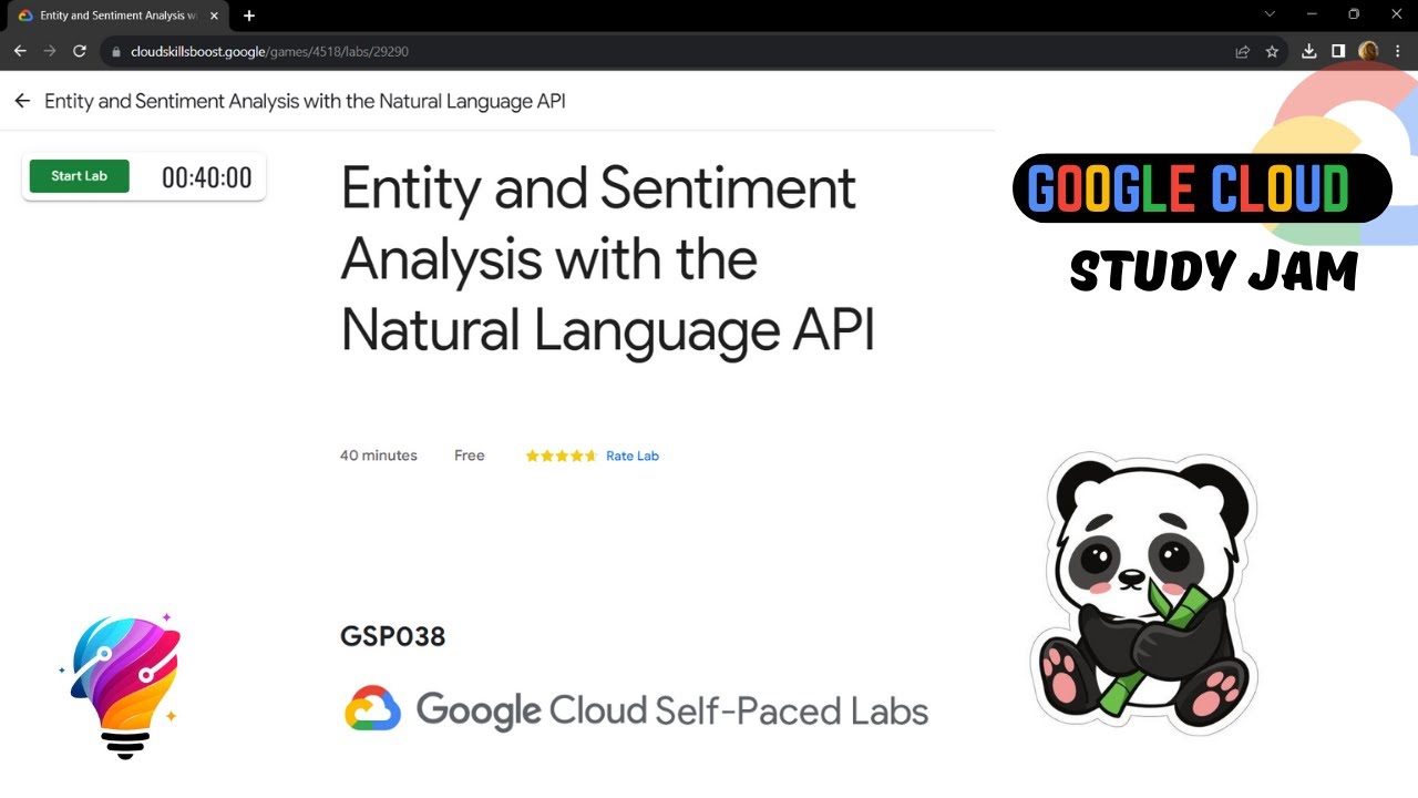 Entity and Sentiment Analysis with the Natural Language API || [GSP038] || Solution