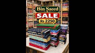 Bin Saeed Summer SALE 2026 || WhatsApp 0312-8673387 #binsaeed #khanclothvarietycenter #noor-e-amin  screenshot 4