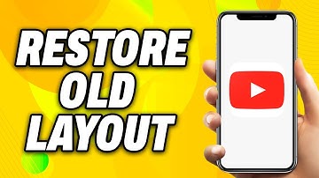 How To Restore Old YouTube Layout (2025) - Quick Fix