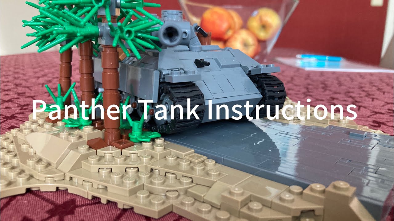 Lego WW2 | Panther Tank Tutorial | Subscriber Special 