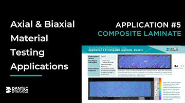 Axial & Biaxial Material Testing - Application #5 Composite Laminate Test