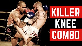 KILLER Muay Thai Knee Combo & Technique Drill [Spear, Stab & Skip Knees]