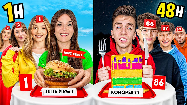 JEMY OSTATNIE POSIŁKI 100 YouTuberów ZANIM... ZAŚNIEMY!