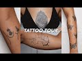 TATTOO TOUR | all my current tattoos 🪐