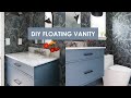 DIY Floating Bathroom Vanity