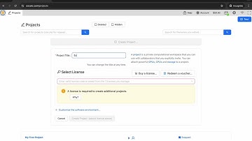 How to Apply an Existing License to a New CoCalc Project
