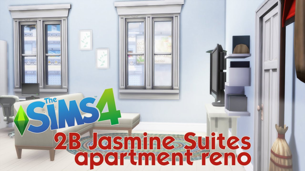 2B Jasmine Suites RENOVATION WEDNESDAY Sims 4 Speed Build YouTube