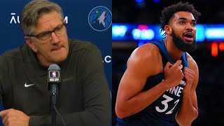 'Disrespected the Game' Chris Finch RIPS Karl Anthony-Town's Career High! 62 Points Timberwolves NBA