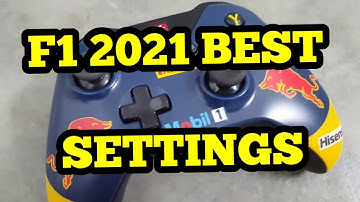 F1 2021 BEST CONTROLLER & WHEEL SETTINGS