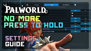 STOP HOLDING DOWN BUTTONS in Palworld 1.0 ⚙️ Stop Holding F to Use Machines - Settings Guide