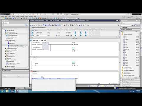 Random number generator in TIA Portal. Part1