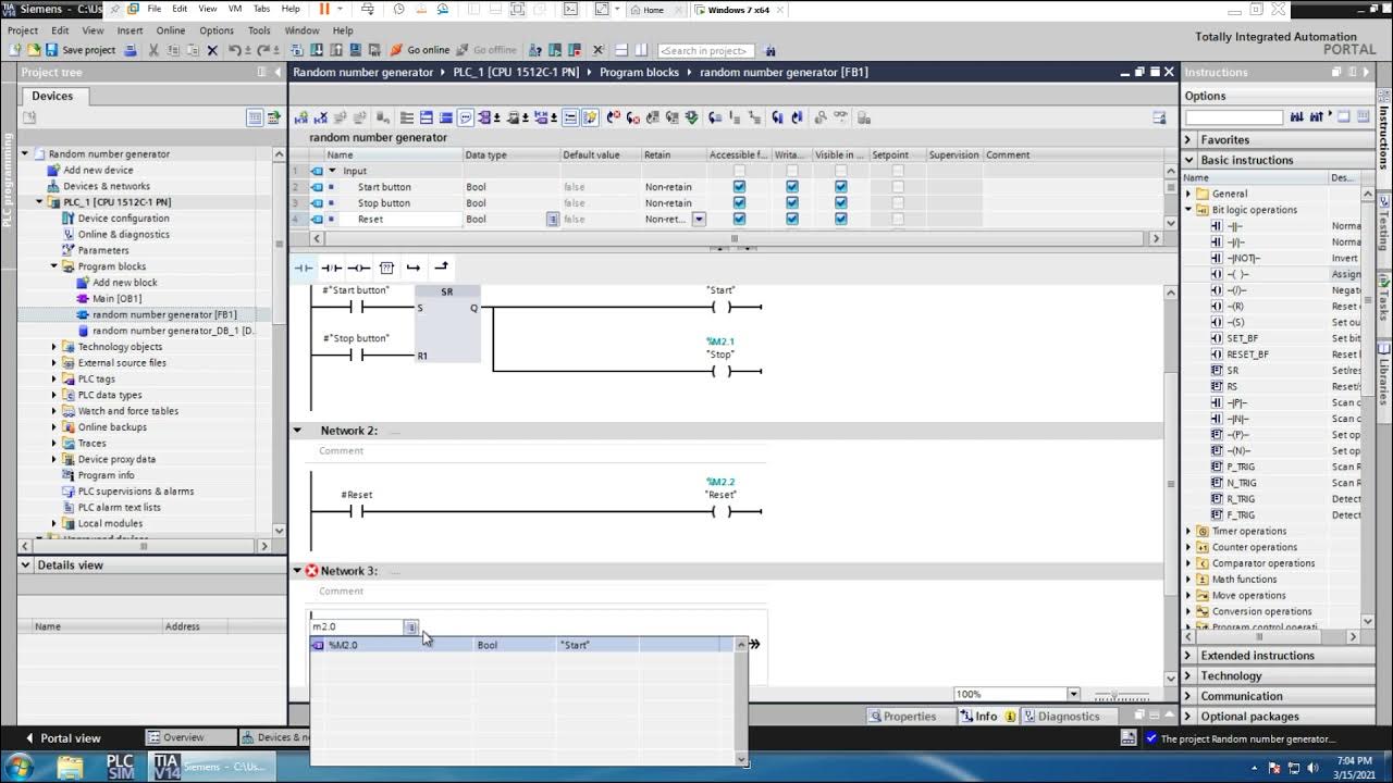 Random number generator in TIA Portal. Part1 - YouTube