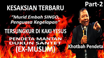 2- KESAKSIAN TERBARU: PENDETA MANTAN EX MUSLIM: TERSUNGKUR DI KAKI YESUS I BAGAIMANA KISAHNYA?