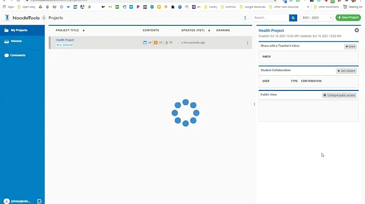 Introduction to Noodletools Fall 2021