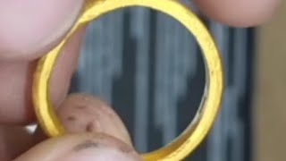 Homemade 24k Gold Ring. Watch The Process! 🔥🔥🔥