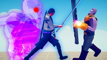 NEW SASUKE + SUSANOO vs EVERY BOSS | TABS Totally Accurate Battle Simulator