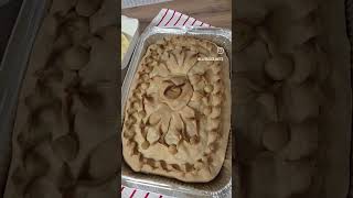 Татарский Зур Бэлеш. Кыстыбый с картофельным пюре.