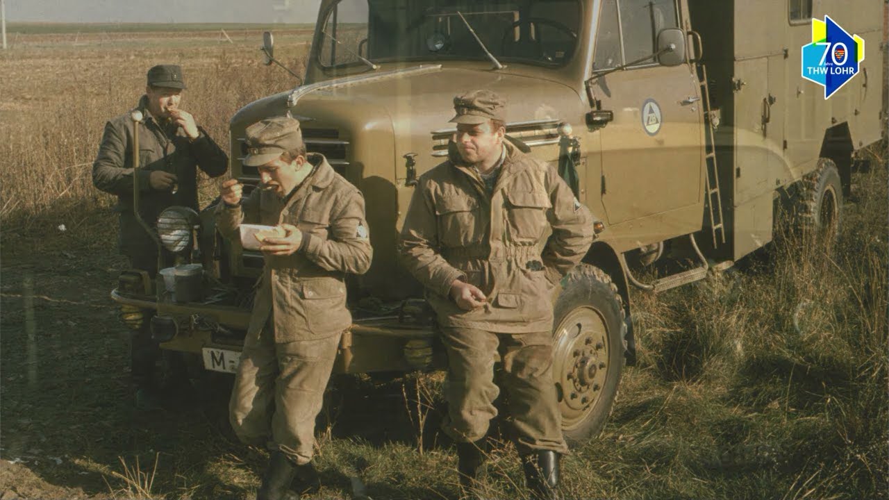 70 Jahre THW Lohr: Die Fahrzeuge von 1953 bis heute