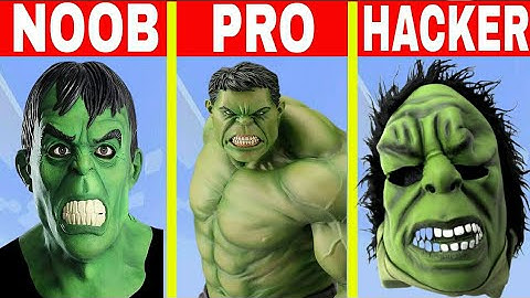 Pixel Art [NOOB VS PRO VS HACKER] Hulk in Minecraft | Pixel Art | Pixel Art RobMax