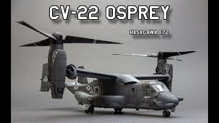 CV22 OSPREY USAF 1:72 Hasegawa Full Video Build