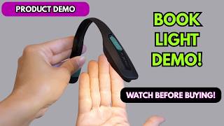 Book Light Demo! Energizer Flex‑R Rechargeable Reading Light (Warm LED)