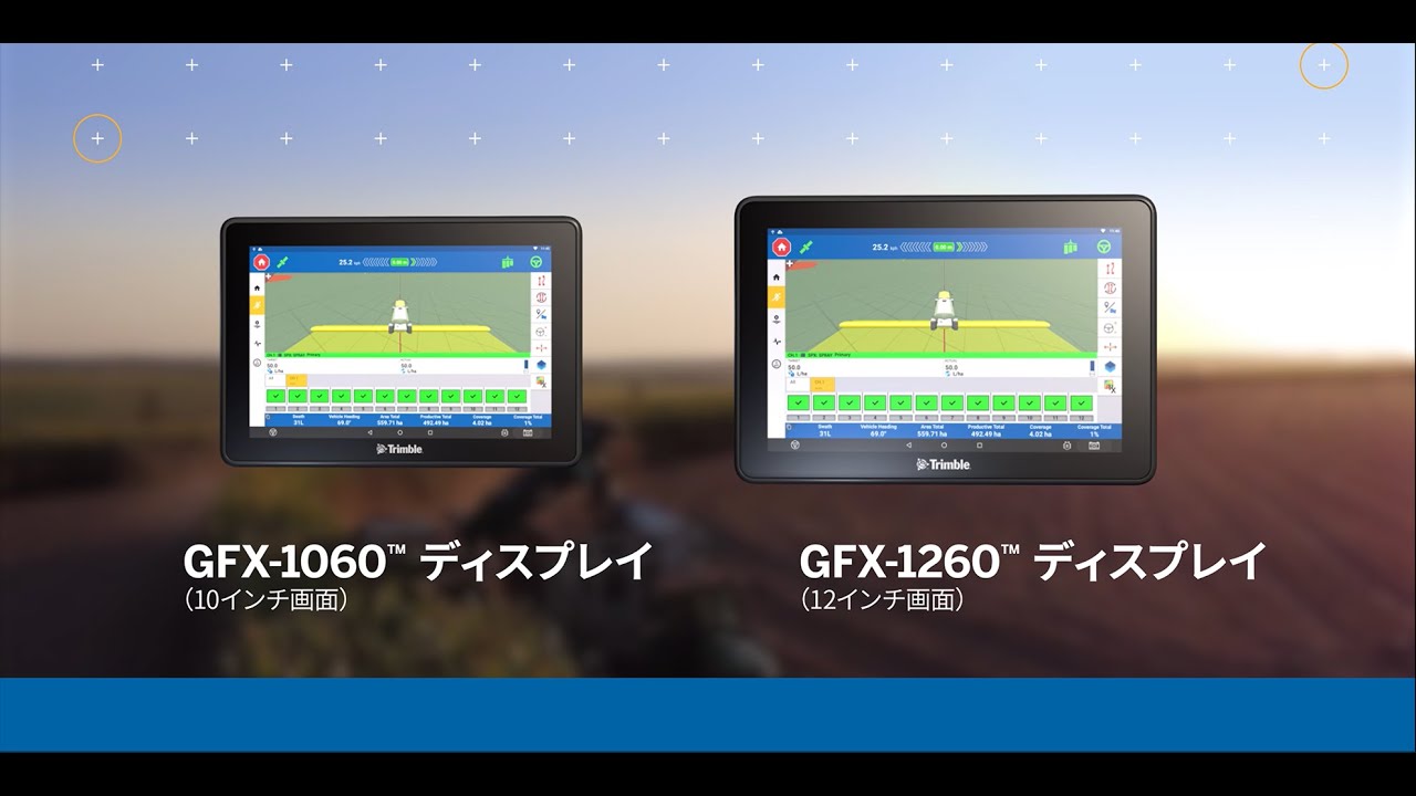 GFX-1060およびGFX-1260ディスプレイ。 - YouTube