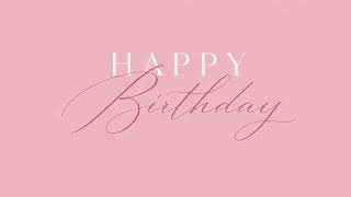 Happy Birthday Blush Pink Elegant Wallpaper | 2 Hours Soft Pretty Party TV Background (No Music) screenshot 5