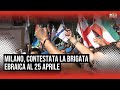 Milano, tensioni al corteo del 25 aprile: contestata la Brigata ebraica