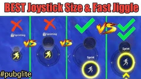 Best Joystick Guide(PUBG MOBILE LITE)Joystick Size & Fix Joystick Lock Problem& Fast Jiggle Tutorial