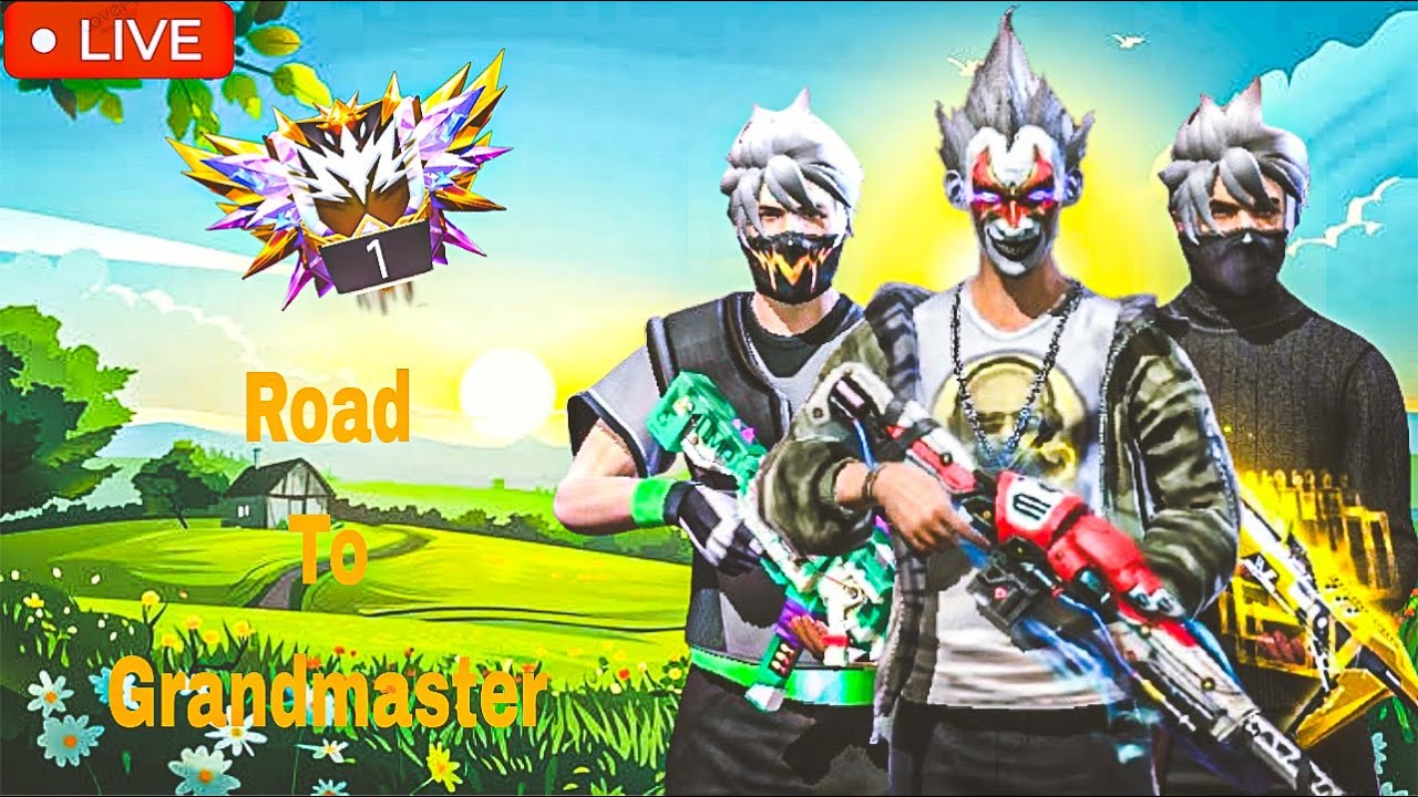 New Grandmaster Top 1 Push V Badge Lobby ❤ FF LIVE Free Fire LIVE! #ff #freefire #kawsarlive #shorts